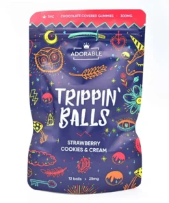 Mit 300 mg THC angereicherte Trippin Balls – bezaubernd