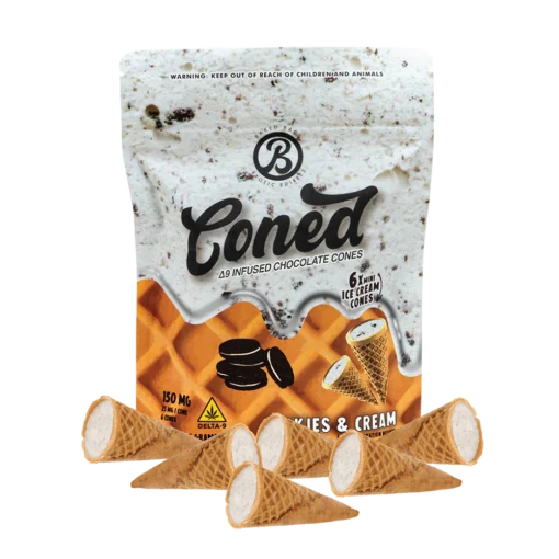 Coned Cookies & Cream