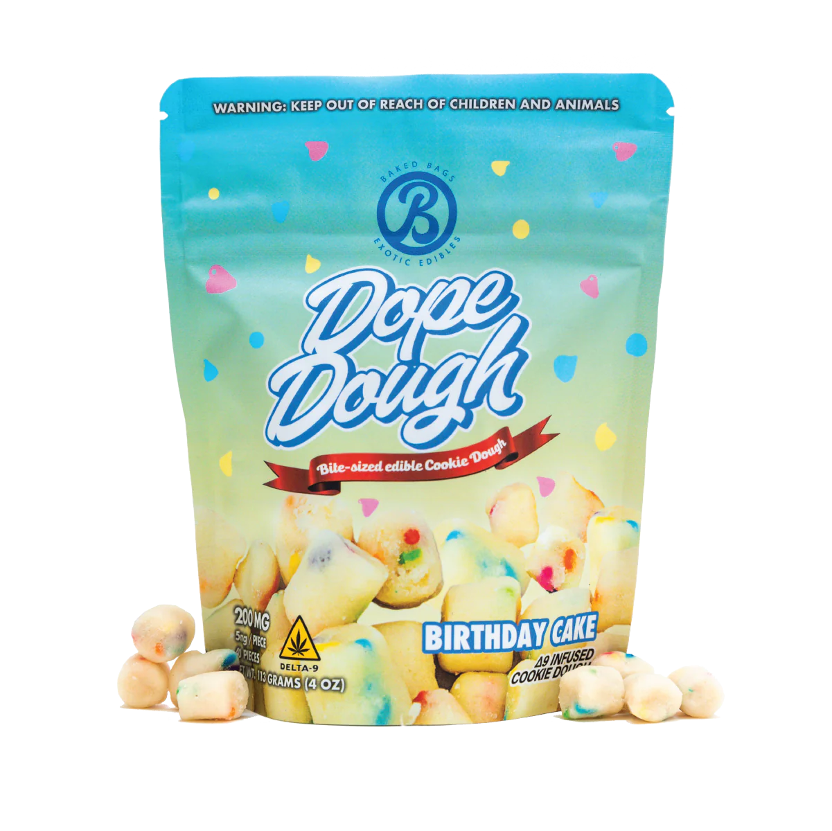 DOPE DOUGH Birthday Cake