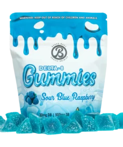 GUMMIES - SOUR BLUE RASPBERRY